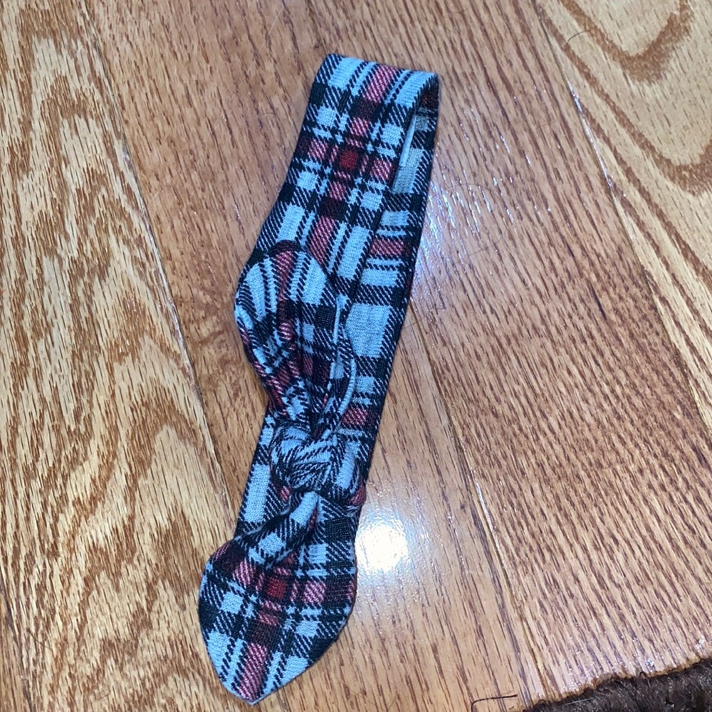 Plaid Bow Headband
